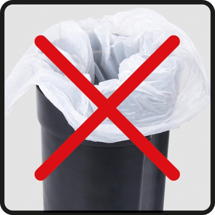 WENKO 22829100 - Korb LEMAN 17 x 25 cm Edelstahl satiniert/schwarz