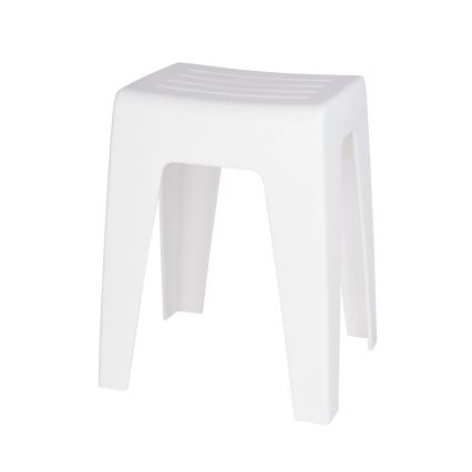 WENKO 22943100 - Tabouret KUMBA 38x47 cm blanc