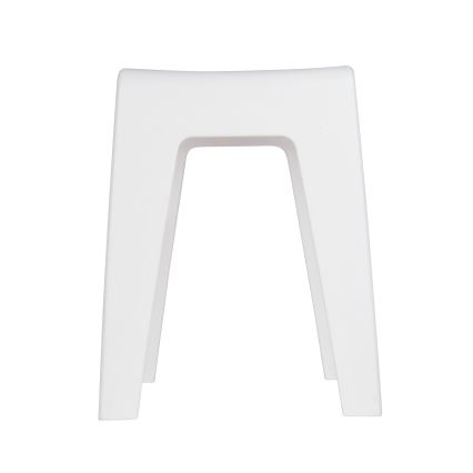 WENKO 22943100 - Tabouret KUMBA 38x47 cm blanc