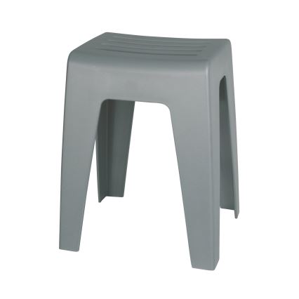 WENKO 22944100 - Sgabello KUMBA 38x47 cm grigio