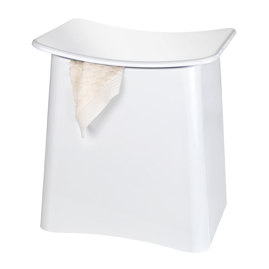 WENKO 22949100 - Sgabello WING 45x48 cm bianco/nero