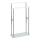 WENKO 23438100 - Porta asciugamani DEBAR 20x83 cm acciaio inox/satinato/bianco