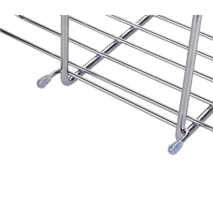 WENKO 23499100 - Mensola doccia MILO 25x36 cm acciaio inox/argento/trasparente