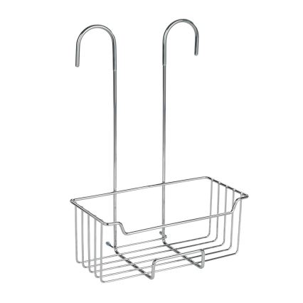 WENKO 23499100 - Mensola doccia MILO 25x36 cm acciaio inox/argento/trasparente