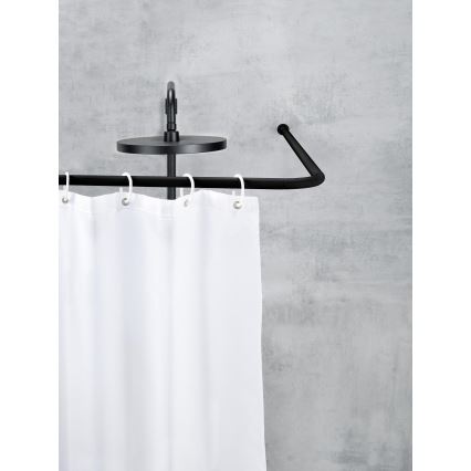 WENKO 23565100 - Stange 2x2 cm, schwarz