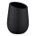WENKO 23651800 - Gobelet porte-brosses à dents BADI 8 x 11 cm noir