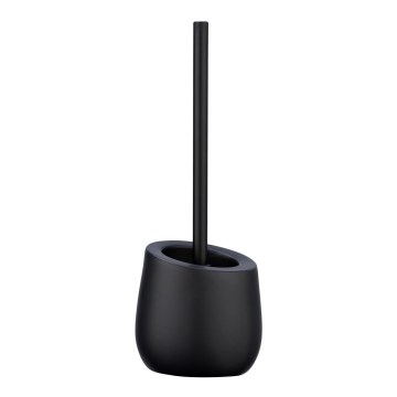 WENKO 23654800 - Spazzola WC BADI 13,5 x 38 cm nera