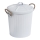 WENKO 23703100 - Cestino GARA 24x28,5 cm bianco