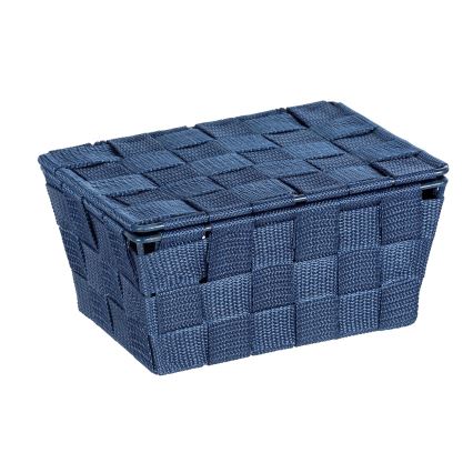 WENKO 23786100 - ADRIA Korb 19x14 cm blau