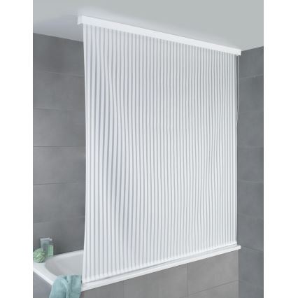 WENKO 23864100 - Duschrollo 132 x 240 cm weiß