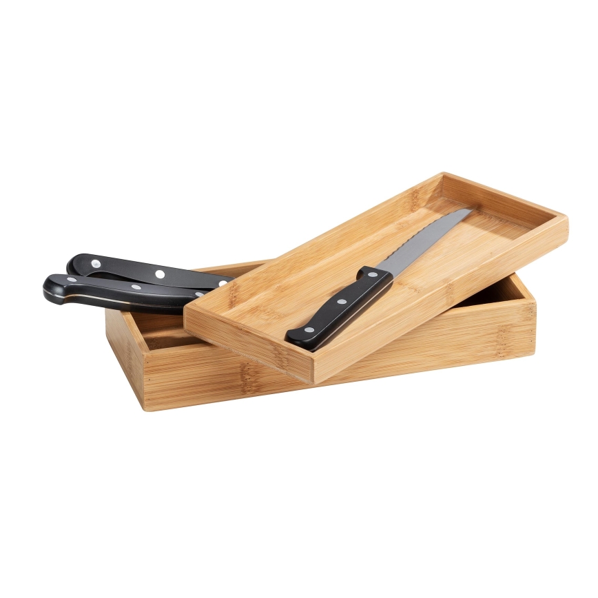 WENKO 23917100 - Aufbewahrungsbox TERRA 24 x 10 cm, braun