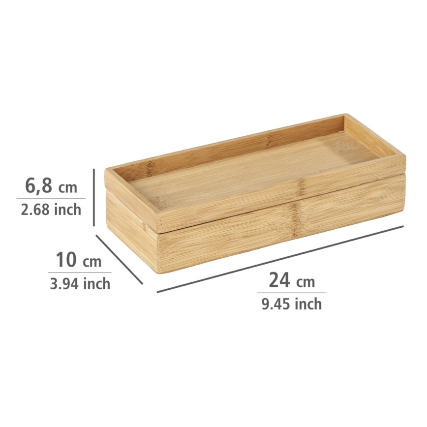 WENKO 23917100 - Boîte TERRA 24 x 10 cm marron