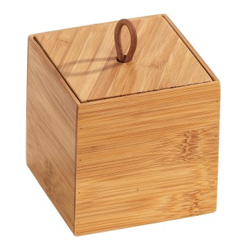 WENKO 23922100 - Boîte de rangement TERRA 9x9 cm, marron