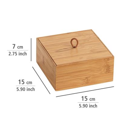 WENKO 23923100 - Scatola TERRA 15x7 cm marrone
