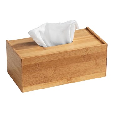WENKO 23925100 - Boîte à mouchoirs TERRA 25x13 cm marron