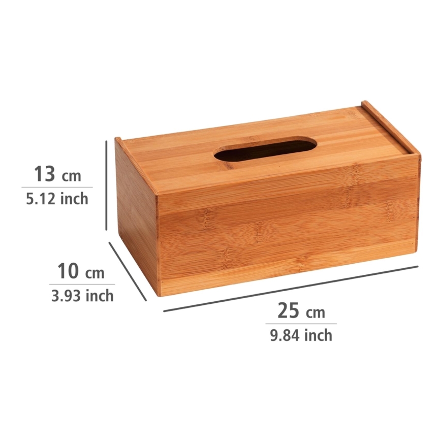 WENKO 23925100 - Porta fazzoletti TERRA 25x13 cm marrone