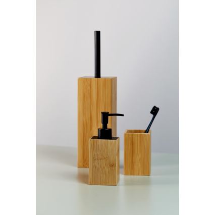 WENKO 23985100 - Brosse WC PADUA 10x38 cm marron/noir