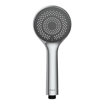 WENKO 23992100 - Doccetta con sistema a risparmio idrico 9,5x9,5 cm cromo lucido/grigio