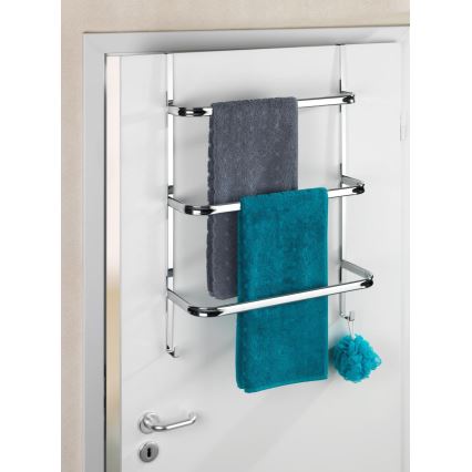 WENKO 24025100 - Porta asciugamani IRPINIA 54,5x77,5 cm cromo lucido
