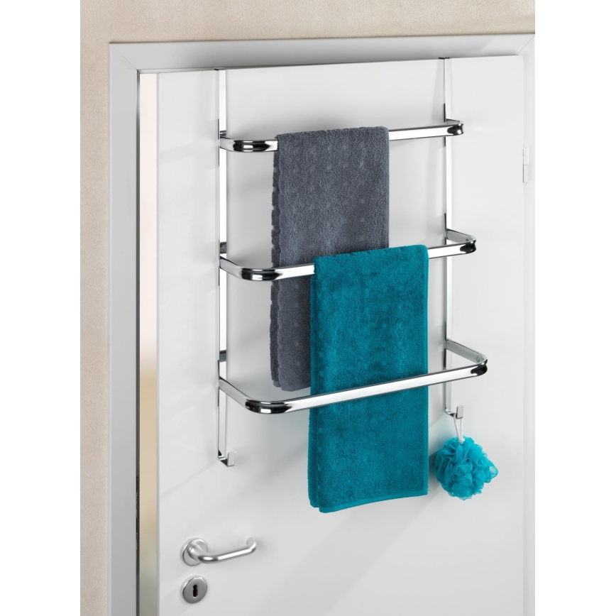 WENKO 24025100 - Porta asciugamani IRPINIA 54,5x77,5 cm cromo lucido