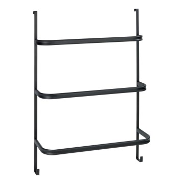 WENKO 24026100 - Porta asciugamani IRPINIA 54,5x77,5 cm nero