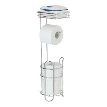 WENKO 24074800 - Distributeur de papier toilette 16x59 cm chromé brillant