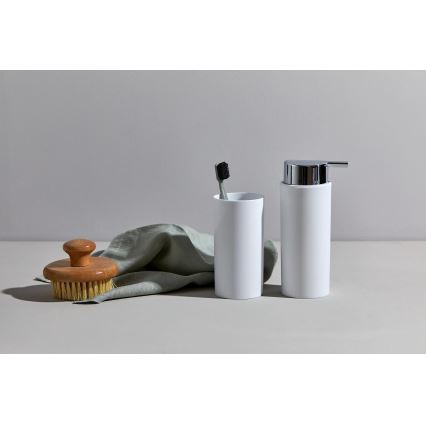 WENKO 24077800 - Set CALVO 6,5x13 cm bianco/cromo lucido