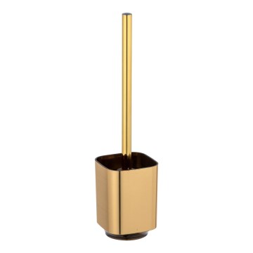 WENKO 24162100 - Brosse WC AURON 9 x 38,5 cm dorée