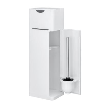 WENKO 24212100 - Scopino per WC IMON 20x58,5 cm bianco