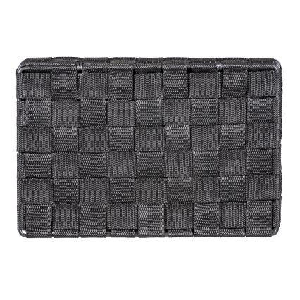 WENKO 24223100 - Korb ADRIA 26 x 17 cm Grau/Anthrazit