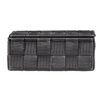 WENKO 24223100 - Korb ADRIA 26 x 17 cm Grau/Anthrazit