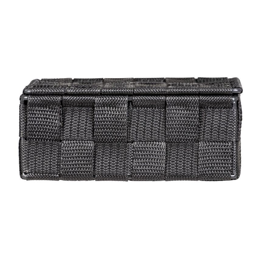 WENKO 24223100 - Korb ADRIA 26 x 17 cm Grau/Anthrazit