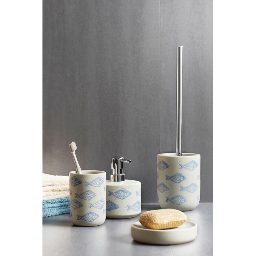 WENKO 24311100 - Dispenser per sapone AQUAMARIN 475 ml beige