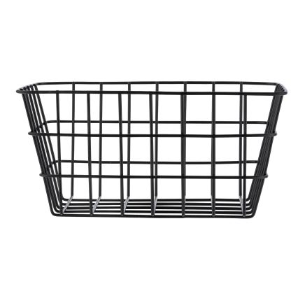 WENKO 24371100 - Korb VIANA 18x25 cm schwarz