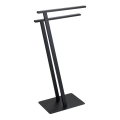 WENKO 24396100 - Porta asciugamani LIRIO 20x40 cm nero