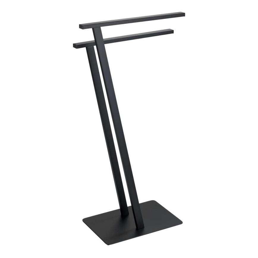 WENKO 24396100 - Porte-serviettes sur pied LIRIO 20 x 40 cm noir