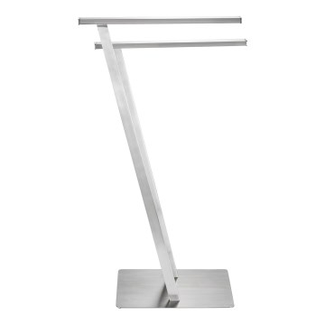 WENKO 24397100 - Porta asciugamani LIRIO 20x76,5 cm acciaio inossidabile/satinato