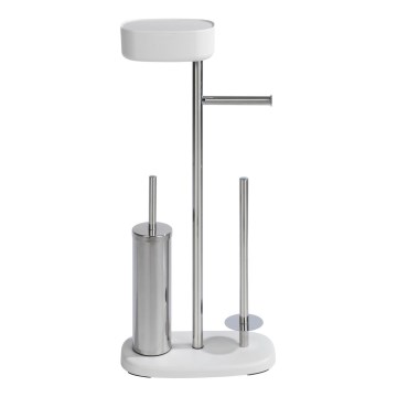 WENKO 24420100 - Ensemble WC RIVAZZA 17 x 72,5 cm blanc