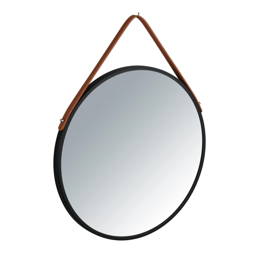 WENKO 24424100 - Miroir BORRONE 40x40 cm noir/argenté