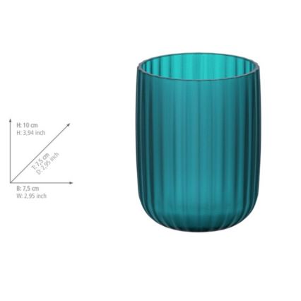 WENKO 24479100 - Gobelet AGROPOLI 7,5x10 cm turquoise