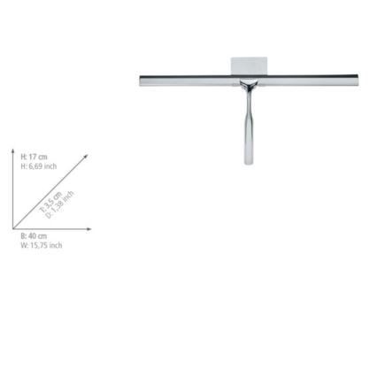 WENKO 24506100 - Tergivetro TERNI 40x17 cm cromo lucido