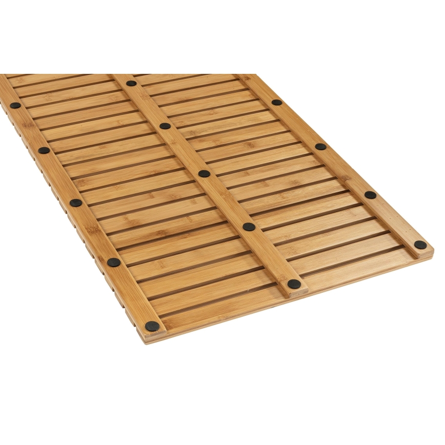 WENKO 24611100 - Paillasson BAMBUSA 100x50 cm marron