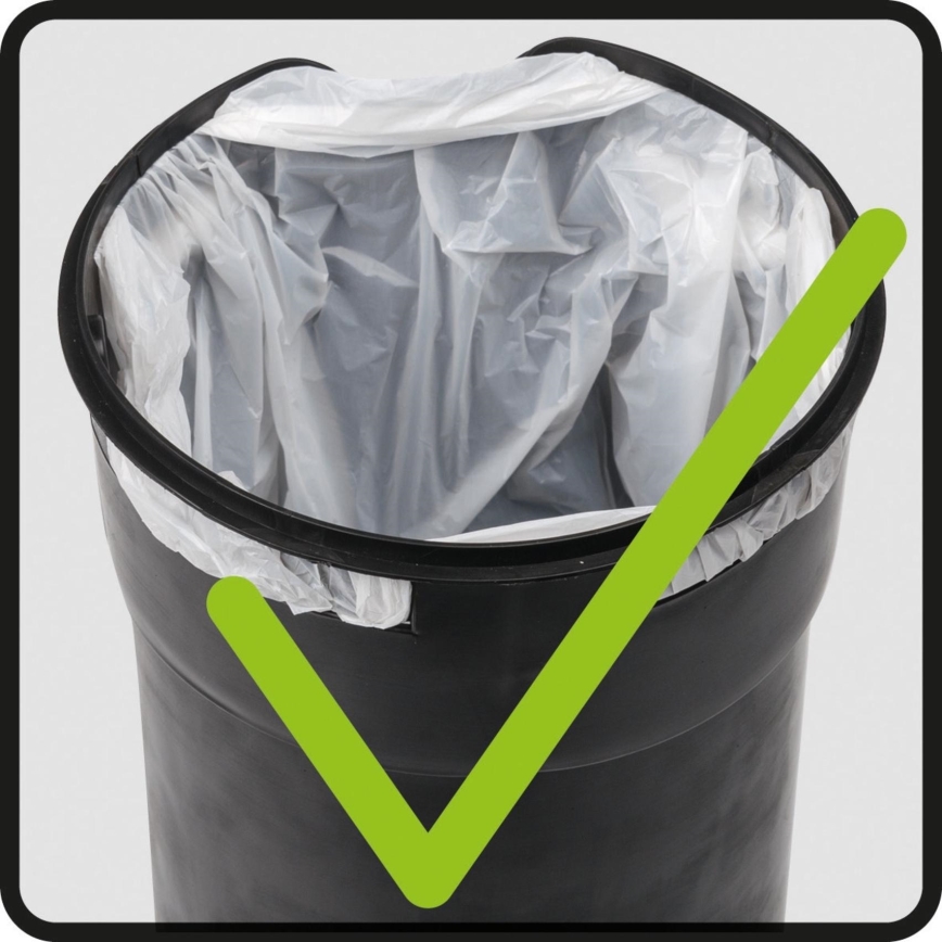 WENKO 24636100 - Cestino LEMAN 17x25 cm verde/nero