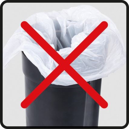 WENKO 24636100 - Cestino LEMAN 17x25 cm verde/nero