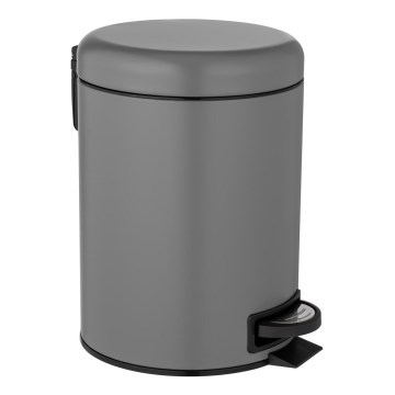 WENKO 24682100 - LEMAN-Korb 21 x 24 cm, grau/schwarz