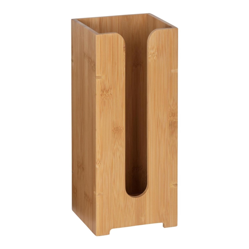 WENKO 24749100 - Porta rotolo per carta igienica BAMBUSA 15x35,5 cm marrone