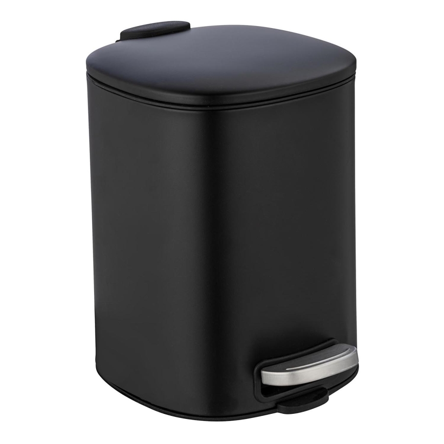 WENKO 24781100 - Cestino ALASSIO 20,5x27 cm nero