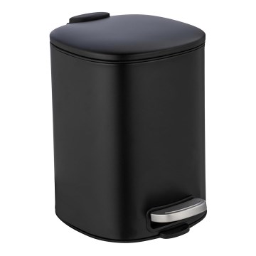 WENKO 24781100 - Corbeille ALASSIO 20,5 x 27 cm noire