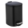 WENKO 24781100 - Corbeille ALASSIO 20,5 x 27 cm noire