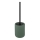 WENKO 24808100 - Brosse WC BELLUNO 11,5 x 42 cm, vert/noir